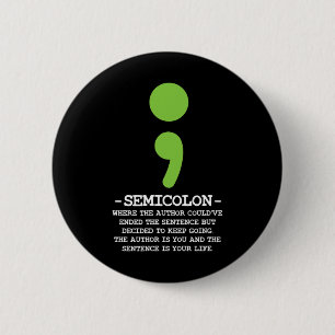 Bóton Redondo 5.08cm Sensibilização para a saúde mental Prevenção ao su