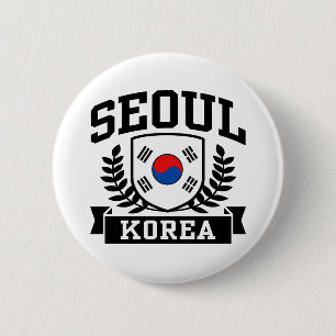 Bóton Redondo 5.08cm Seoul Coreia