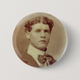 Bóton Redondo 5.08cm sepia Victorian - cara bonito