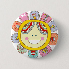 Bóton Redondo 5.08cm Ser Tão Feliz