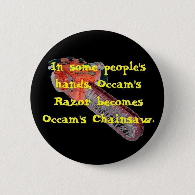 Bóton Redondo 5.08cm serra de cadeia (Frente)