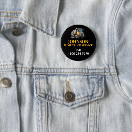 Bóton Redondo 5.08cm Serviço Profissional de Caminhão Basculante