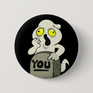 Bóton Redondo 5.08cm Seu fantasma