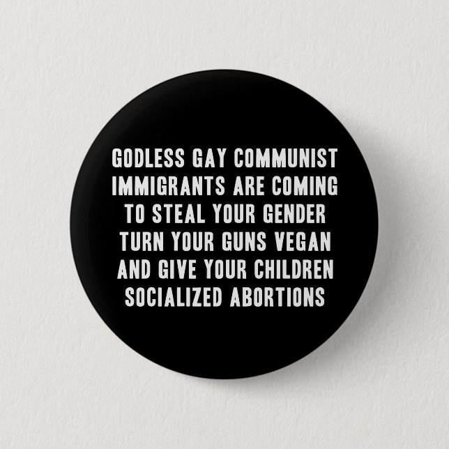 Bóton Redondo 5.08cm Seu pesadelo mais mau (Frente)