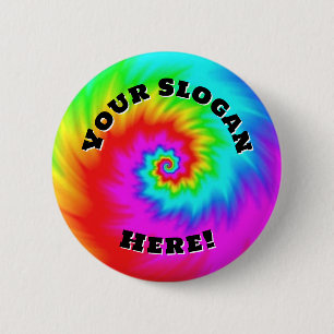 Bóton Redondo 5.08cm Seu slogan aqui (mude as palavras)