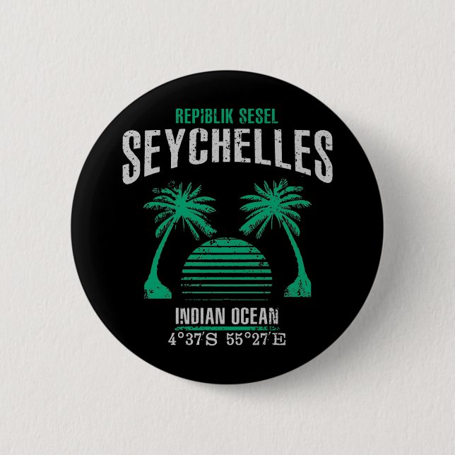 Bóton Redondo 5.08cm Seychelles (Frente)