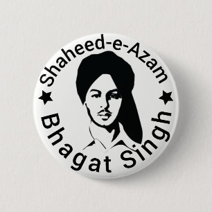 Bóton Redondo 5.08cm Shaheed-e-Azam Bhagat Singh