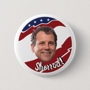 Bóton Redondo 5.08cm Sherrod Brown 2020