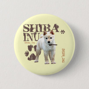 Bóton Redondo 5.08cm Shiba Inu