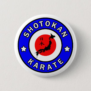 Bóton Redondo 5.08cm Shotokan Karate