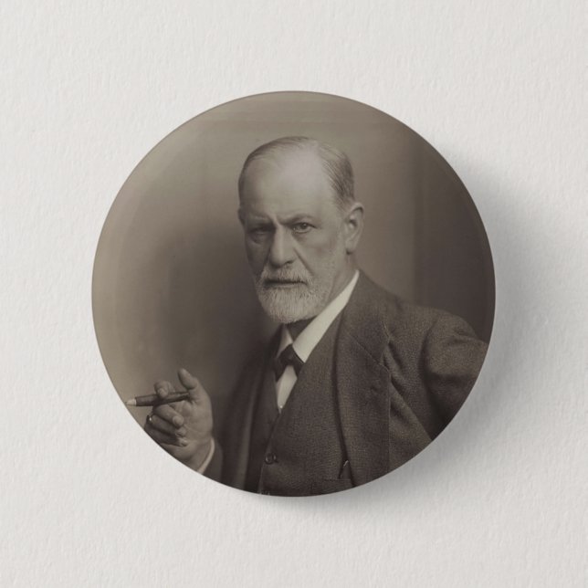 Bóton Redondo 5.08cm Sigmund Freud (Frente)