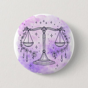 Bóton Redondo 5.08cm Signo de Libra