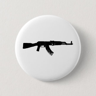 Bóton Redondo 5.08cm Silhueta de AK-47