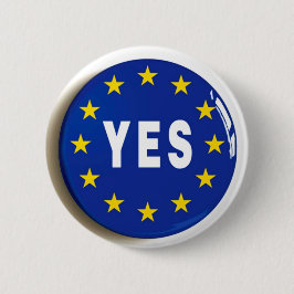 Bóton Redondo 5.08cm Sim à UE - estada na União Europeia