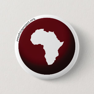 Bóton Redondo 5.08cm Sim! Botão de África com logotipo