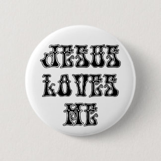 Bóton Redondo 5.08cm Sim! Jesus ama-me!