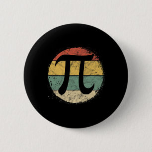 Bóton Redondo 5.08cm Símbolo circular Pi dia Professor de Ciência da Ma