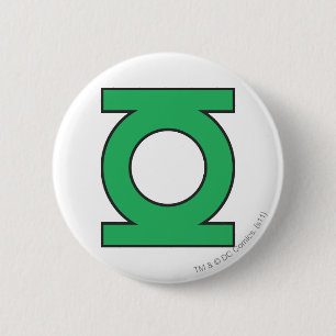 Bóton Redondo 5.08cm Símbolo de lanterna verde