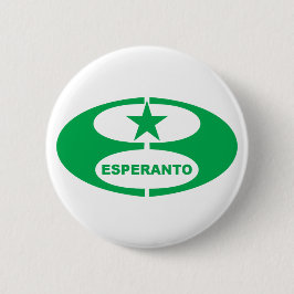 Bóton Redondo 5.08cm Símbolo do esperanto,