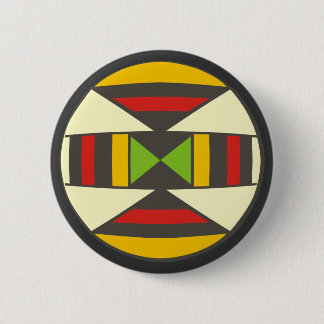 Bóton Redondo 5.08cm Símbolo escudo áfrica shield africa