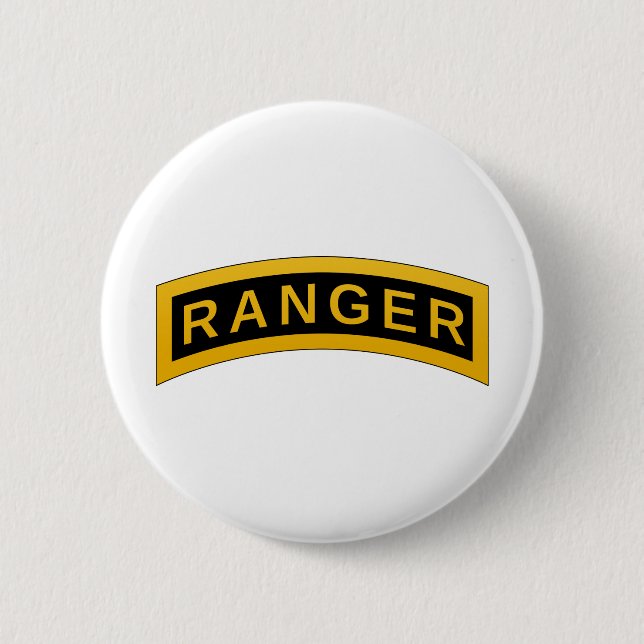 Bóton Redondo 5.08cm Símbolo Militar do Exército RANGER (Frente)