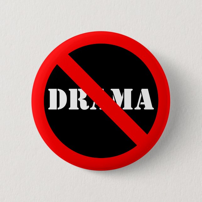 Bóton Redondo 5.08cm Símbolo personalizável "Não" (Frente)