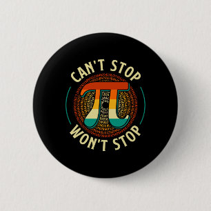 Bóton Redondo 5.08cm Símbolo Pi Day Math Lover Science Pi