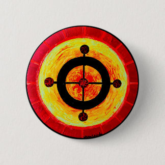 Bóton Redondo 5.08cm Símbolo solar Celta