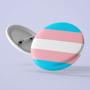 Bóton Redondo 5.08cm Símbolo Transgênero Orgulho da Diversidade de Sexo