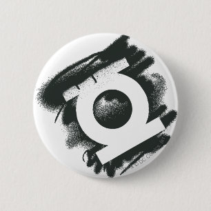 Bóton Redondo 5.08cm Símbolo verde do pulverizador da lanterna