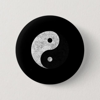 Bóton Redondo 5.08cm Símbolo Yin Yang Tao Taijitu Yoga Paz Amor 