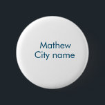 Bóton Redondo 5.08cm simples letra inicial monograma adicionar sua letr<br><div class="desc">design</div>