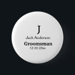 Bóton Redondo 5.08cm SIMPLES MINIMAL adicionar seu nome padrinho de cas<br><div class="desc">design</div>