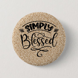 Bóton Redondo 5.08cm Simplesmente abençoado