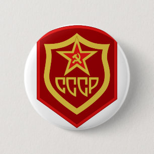 Bóton Redondo 5.08cm Sinal uniforme CCC de URSS do remendo da missão