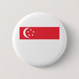 Bóton Redondo 5.08cm Sinalizador de Singapura