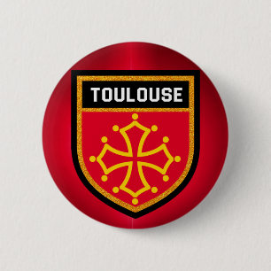 Bóton Redondo 5.08cm Sinalizador de Toulouse