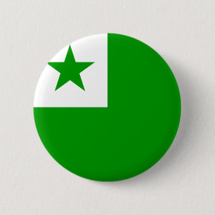 Bóton Redondo 5.08cm Sinalizador Esperanto