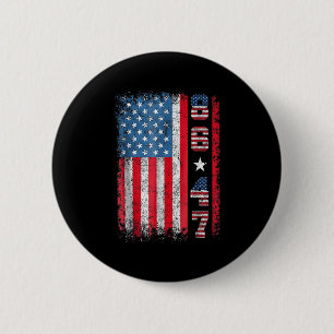 Bóton Redondo 5.08cm Sinalizador retroativo Dos Eua 86 47 Anti Trump