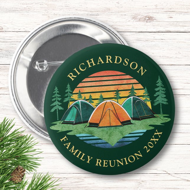 Bóton Redondo 5.08cm Sindicato da Família de Campos Verdes em Sunset, V (Criador carregado)