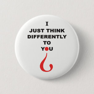 Bóton Redondo 5.08cm Síndrome de Asperger Consciência fora do Crachá