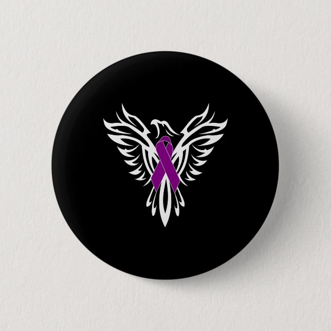 Bóton Redondo 5.08cm Síndrome de Consciência Roxo1 (Frente)