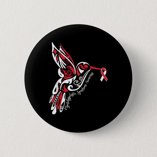 Bóton Redondo 5.08cm Síndrome Mielodisplásica Sensibilização para a (Frente)