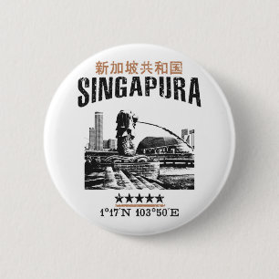 Bóton Redondo 5.08cm Singapura