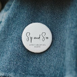 Bóton Redondo 5.08cm Sip Neutro Moderno Simples E Ver<br><div class="desc">Celebre seu pequeno com nosso simples e moderno beijo neutro e botão de ver, apresentando um design preto-e-branco minimalista que é moderno e bonito. Com a sua estética limpa e inspirada em boho, a vibração contemporânea e neutra em termos de gênero é perfeita para receber um bebê ou uma menina...</div>