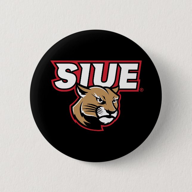 Bóton Redondo 5.08cm SIUE Cougars (Frente)