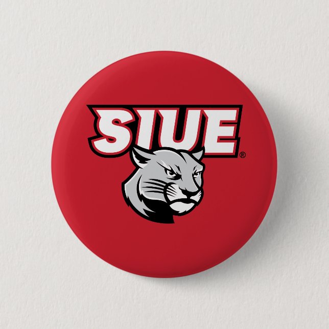 Bóton Redondo 5.08cm SIUE Cougars (Frente)