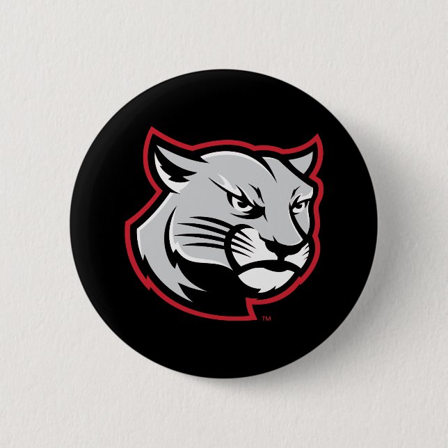 Bóton Redondo 5.08cm SIUE Cougars (Frente)