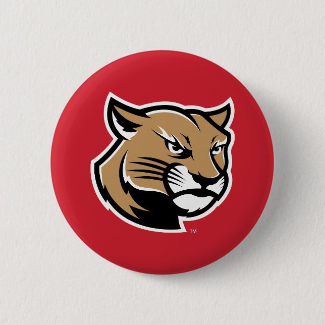 Bóton Redondo 5.08cm SIUE Cougars (Frente)