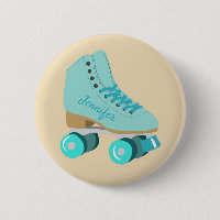 Skate do cilindro do Quad Retro Azul Teal Personal